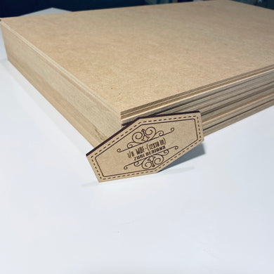 1/8 MDF sheets for laser cutting (12